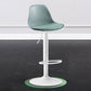 Metal Contemporary Kitchen Dining Room Armless Stool Adjustable Height Barstool Green White 1 Piece Clearhalo 'Bar Furniture' 'Bar Stools' 'bar_stools' 'furn' 'furn_bar_stools' 'Furniture' 'furniture_bar_stools' 'Kitchen & Dining Furniture' 4780440