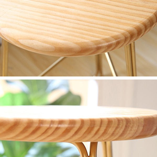Contemporary Bar and Counter Stool Backless Stool with Metal Base Clearhalo 'Bar Furniture' 'Bar Stools' 'bar_stools' 'furn' 'furn_bar_stools' 'Furniture' 'furniture_bar_stools' 'Kitchen & Dining Furniture' 4780456