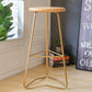 Contemporary Bar and Counter Stool Backless Stool with Metal Base Clearhalo 'Bar Furniture' 'Bar Stools' 'bar_stools' 'furn' 'furn_bar_stools' 'Furniture' 'furniture_bar_stools' 'Kitchen & Dining Furniture' 4780460