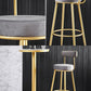 Scandinavian Upholstered Bar Stools Luxury Counter Stools with Metal Legs Clearhalo 'Bar Furniture' 'Bar Stools' 'bar_stools' 'furn' 'furn_bar_stools' 'Furniture' 'furniture_bar_stools' 'Kitchen & Dining Furniture' 4780473