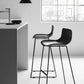 Modern Style Plastic Armless Stools Low Back Counter Stools with Metal Base Clearhalo 'Bar Furniture' 'Bar Stools' 'bar_stools' 'furn' 'furn_bar_stools' 'Furniture' 'furniture_bar_stools' 'Kitchen & Dining Furniture' 4780497