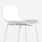 Modern Style Plastic Armless Stools Low Back Counter Stools with Metal Base Clearhalo 'Bar Furniture' 'Bar Stools' 'bar_stools' 'furn' 'furn_bar_stools' 'Furniture' 'furniture_bar_stools' 'Kitchen & Dining Furniture' 4780502