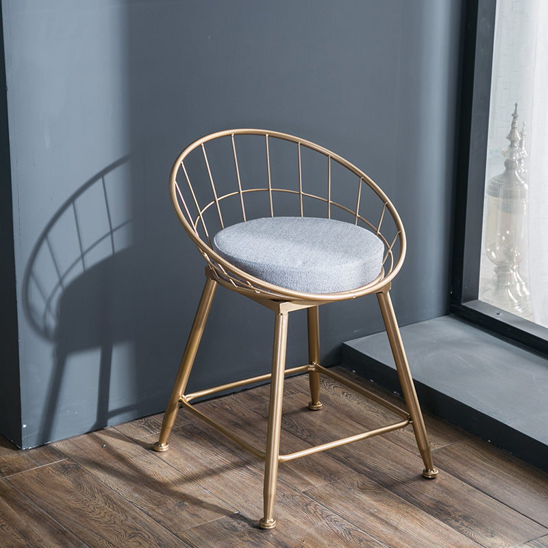 Nordic Style Bucket Counter Stools for Home Upholstered Bar Stools Clearhalo 'Bar Furniture' 'Bar Stools' 'bar_stools' 'furn' 'furn_bar_stools' 'Furniture' 'furniture_bar_stools' 'Kitchen & Dining Furniture' 4780556