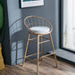 Nordic Style Bucket Counter Stools for Home Upholstered Bar Stools Clearhalo 'Bar Furniture' 'Bar Stools' 'bar_stools' 'furn' 'furn_bar_stools' 'Furniture' 'furniture_bar_stools' 'Kitchen & Dining Furniture' 4780559