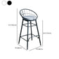 Nordic Style Bucket Counter Stools for Home Upholstered Bar Stools Clearhalo 'Bar Furniture' 'Bar Stools' 'bar_stools' 'furn' 'furn_bar_stools' 'Furniture' 'furniture_bar_stools' 'Kitchen & Dining Furniture' 4780564