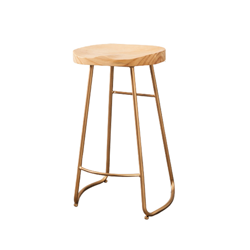 Contemporary Rectangle Bar and Counter Stool Wood Stool with Sled Base Clearhalo 'Bar Furniture' 'Bar Stools' 'bar_stools' 'furn' 'furn_bar_stools' 'Furniture' 'furniture_bar_stools' 'Kitchen & Dining Furniture' 4780574