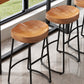 Contemporary Rectangle Bar and Counter Stool Wood Stool with Sled Base Clearhalo 'Bar Furniture' 'Bar Stools' 'bar_stools' 'furn' 'furn_bar_stools' 'Furniture' 'furniture_bar_stools' 'Kitchen & Dining Furniture' 4780579