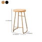 Contemporary Rectangle Bar and Counter Stool Wood Stool with Sled Base Clearhalo 'Bar Furniture' 'Bar Stools' 'bar_stools' 'furn' 'furn_bar_stools' 'Furniture' 'furniture_bar_stools' 'Kitchen & Dining Furniture' 4780581