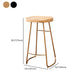 Contemporary Rectangle Bar and Counter Stool Wood Stool with Sled Base Clearhalo 'Bar Furniture' 'Bar Stools' 'bar_stools' 'furn' 'furn_bar_stools' 'Furniture' 'furniture_bar_stools' 'Kitchen & Dining Furniture' 4780583