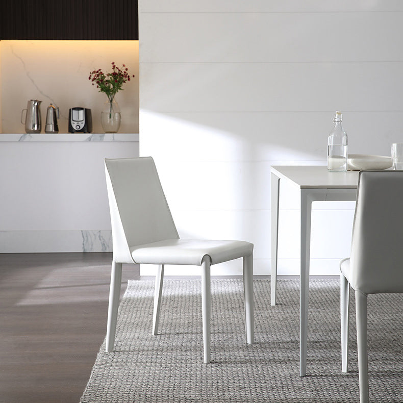 Designer Style 1/4/5/7 Pieces Rectangle Dining Set Sintered Stone Dining Table with Chairs Clearhalo 'Dining Room Sets' 'Dining Tables & Seating' 'dining_room_set' 'furn' 'furn_dining_room_set' 'Furniture' 'furniture_dining_room_set' 'Kitchen & Dining Furniture' 4780612