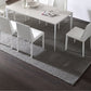 Designer Style 1/4/5/7 Pieces Rectangle Dining Set Sintered Stone Dining Table with Chairs Clearhalo 'Dining Room Sets' 'Dining Tables & Seating' 'dining_room_set' 'furn' 'furn_dining_room_set' 'Furniture' 'furniture_dining_room_set' 'Kitchen & Dining Furniture' 4780613