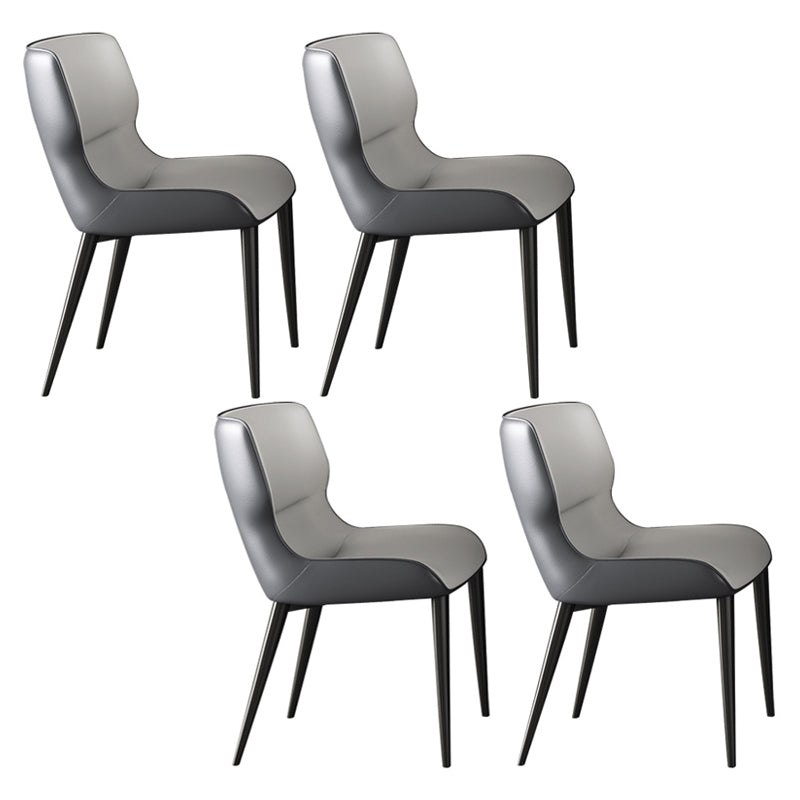 Designer Style 1/2/5/7 Pieces Sintered Stone Dining Set Rectangle White Table with Chairs 4 White Chairs Clearhalo 'Dining Room Sets' 'Dining Tables & Seating' 'dining_room_set' 'furn' 'furn_dining_room_set' 'Furniture' 'furniture_dining_room_set' 'Kitchen & Dining Furniture' 4780621