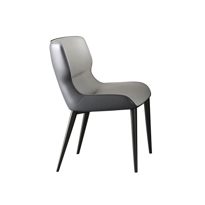 Designer Style 1/2/5/7 Pieces Sintered Stone Dining Set Rectangle White Table with Chairs Clearhalo 'Dining Room Sets' 'Dining Tables & Seating' 'dining_room_set' 'furn' 'furn_dining_room_set' 'Furniture' 'furniture_dining_room_set' 'Kitchen & Dining Furniture' 4780626