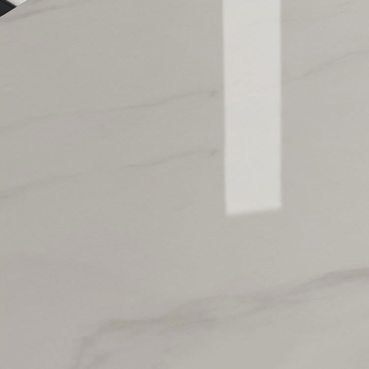 Designer Style 1/2/5/7 Pieces Sintered Stone Dining Set Rectangle White Table with Chairs Clearhalo 'Dining Room Sets' 'Dining Tables & Seating' 'dining_room_set' 'furn' 'furn_dining_room_set' 'Furniture' 'furniture_dining_room_set' 'Kitchen & Dining Furniture' 4780630