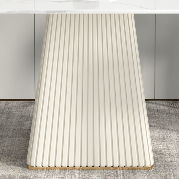 Nordic Sintered Stone Top Dining Set Rectangle 1/2/5/7 Pieces Dining Table with Chairs Clearhalo 'Dining Room Sets' 'Dining Tables & Seating' 'dining_room_set' 'furn' 'furn_dining_room_set' 'Furniture' 'furniture_dining_room_set' 'Kitchen & Dining Furniture' 4780652