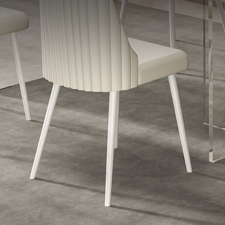 Designer Style Sintered Stone Dining Set Rectangle 1/5/7 Pieces Dining Table with Chairs Clearhalo 'Dining Room Sets' 'Dining Tables & Seating' 'dining_room_set' 'furn' 'furn_dining_room_set' 'Furniture' 'furniture_dining_room_set' 'Kitchen & Dining Furniture' 4780671