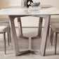 Nordic Sintered Stone Dining Set Rectangle 1/2/5/6/7 Pieces Dining Table with Chairs Clearhalo 'Dining Room Sets' 'Dining Tables & Seating' 'dining_room_set' 'furn' 'furn_dining_room_set' 'Furniture' 'furniture_dining_room_set' 'Kitchen & Dining Furniture' 4780723