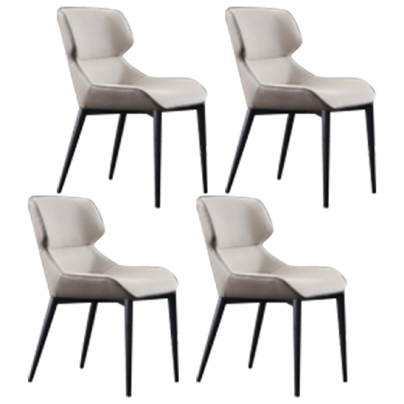 Modern Sintered Stone Top Dining Set Rectangle 1/4/5/7 Pieces Dining Table with Chairs 4 Light Grey Chairs Clearhalo 'Dining Room Sets' 'Dining Tables & Seating' 'dining_room_set' 'furn' 'furn_dining_room_set' 'Furniture' 'furniture_dining_room_set' 'Kitchen & Dining Furniture' 4780730