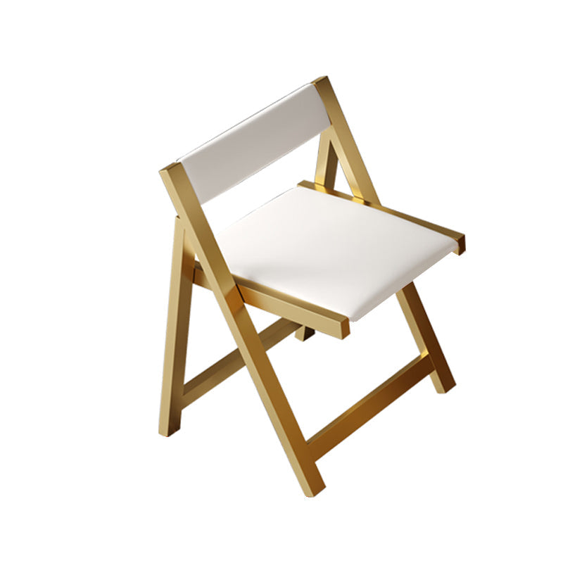 Glam Round Dinette Set 1/2/3/7 Pieces Gold Foldable Dining Table Set Clearhalo 'Dining Room Sets' 'Dining Tables & Seating' 'dining_room_set' 'furn' 'furn_dining_room_set' 'Furniture' 'furniture_dining_room_set' 'Kitchen & Dining Furniture' 4780786