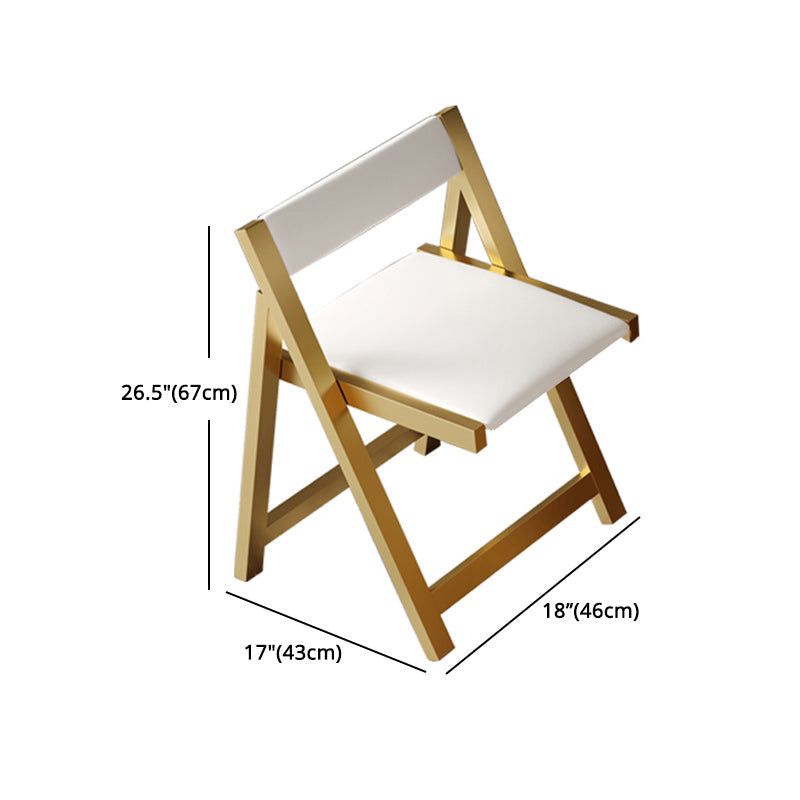 Glam Round Dinette Set 1/2/3/7 Pieces Gold Foldable Dining Table Set Clearhalo 'Dining Room Sets' 'Dining Tables & Seating' 'dining_room_set' 'furn' 'furn_dining_room_set' 'Furniture' 'furniture_dining_room_set' 'Kitchen & Dining Furniture' 4780794