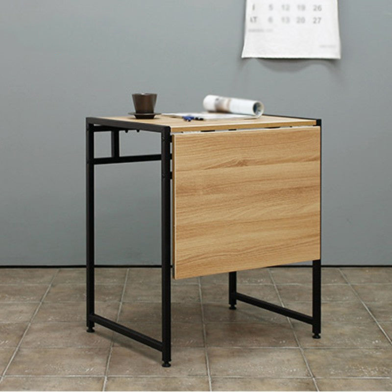 Modern Foldable Dinette Set 1/2/3 Pieces Rectangle Engineered Wood Dining Table Set Clearhalo 'Dining Room Sets' 'Dining Tables & Seating' 'dining_room_set' 'furn' 'furn_dining_room_set' 'Furniture' 'furniture_dining_room_set' 'Kitchen & Dining Furniture' 4780928