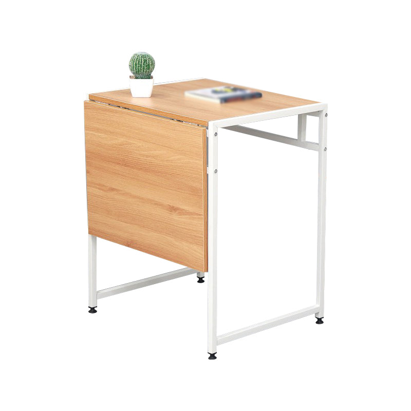 Modern Foldable Dinette Set 1/2/3 Pieces Rectangle Engineered Wood Dining Table Set White 36"L x 24"W Clearhalo 'Dining Room Sets' 'Dining Tables & Seating' 'dining_room_set' 'furn' 'furn_dining_room_set' 'Furniture' 'furniture_dining_room_set' 'Kitchen & Dining Furniture' 4780930