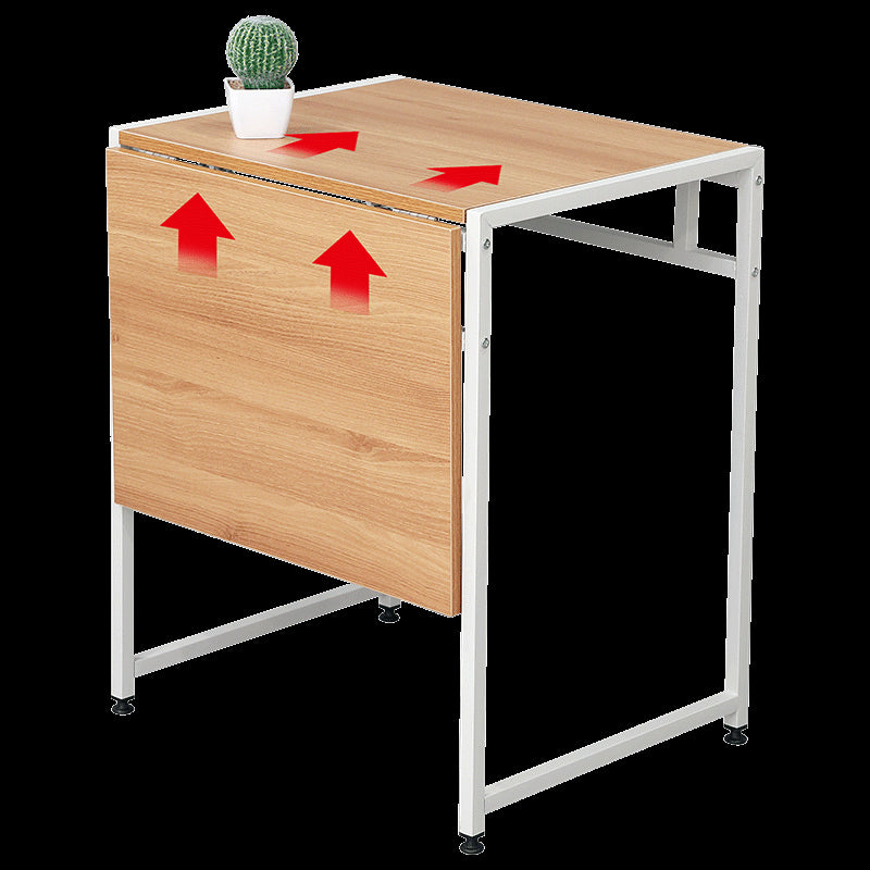 Modern Foldable Dinette Set 1/2/3 Pieces Rectangle Engineered Wood Dining Table Set Clearhalo 'Dining Room Sets' 'Dining Tables & Seating' 'dining_room_set' 'furn' 'furn_dining_room_set' 'Furniture' 'furniture_dining_room_set' 'Kitchen & Dining Furniture' 4780939