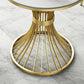 Round Luxury Dining Table White Fixed Table with Sintered Stone Clearhalo 'Dining Tables & Seating' 'Dining Tables' 'dining_table' 'furn' 'furn_dining_table' 'Furniture' 'furniture_dining_table' 'Kitchen & Dining Furniture' 'kitchen' 'kitchen_dining_table' 4780990
