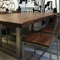 Rectangle Sled Base Industrial Table Wood Color Fixed Table with Solid Wood Clearhalo 'Dining Tables & Seating' 'Dining Tables' 'dining_table' 'furn' 'furn_dining_table' 'Furniture' 'furniture_dining_table' 'Kitchen & Dining Furniture' 'kitchen' 'kitchen_dining_table' 4781018