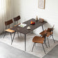 Rectangle Wood Color Dining Table Oak Solid Wood Table Luxury with 4 Legs Clearhalo 'Dining Tables & Seating' 'Dining Tables' 'dining_table' 'furn' 'furn_dining_table' 'Furniture' 'furniture_dining_table' 'Kitchen & Dining Furniture' 'kitchen' 'kitchen_dining_table' 4781082