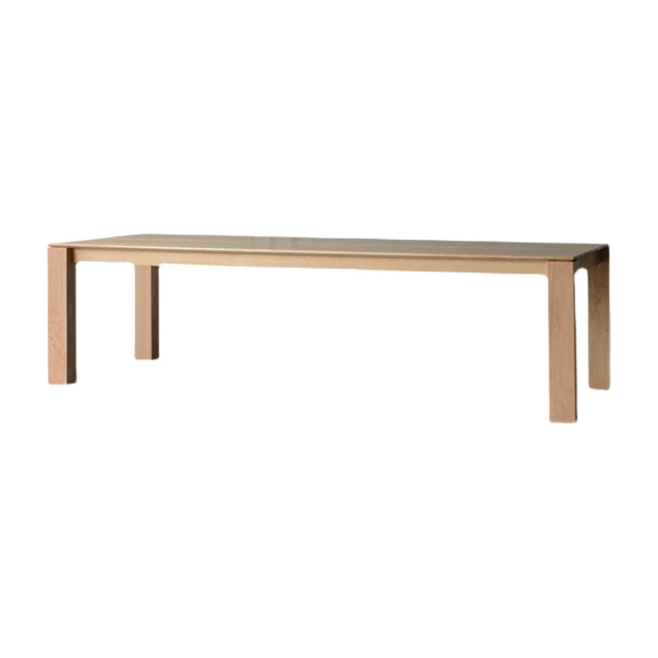 Rectangle Retro Modern Dining Table Fixed Table with Ashwood Solid Wood Without Chairs Clearhalo 'Dining Tables & Seating' 'Dining Tables' 'dining_table' 'furn' 'furn_dining_table' 'Furniture' 'furniture_dining_table' 'Kitchen & Dining Furniture' 'kitchen' 'kitchen_dining_table' 4781124