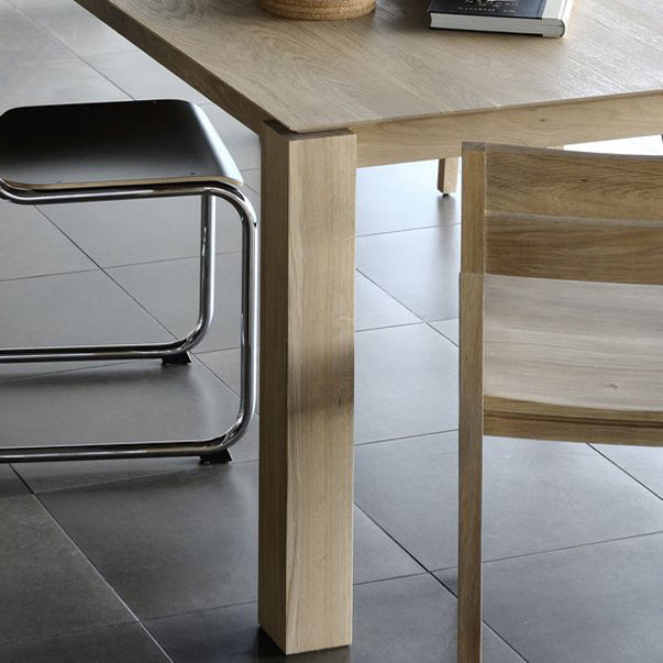 Rectangle Retro Modern Dining Table Fixed Table with Ashwood Solid Wood Clearhalo 'Dining Tables & Seating' 'Dining Tables' 'dining_table' 'furn' 'furn_dining_table' 'Furniture' 'furniture_dining_table' 'Kitchen & Dining Furniture' 'kitchen' 'kitchen_dining_table' 4781126