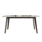 Medieval Modern Sintered Stone Dining Table Rectangle Table with 4 Legs Clearhalo 'Dining Tables & Seating' 'Dining Tables' 'dining_table' 'furn' 'furn_dining_table' 'Furniture' 'furniture_dining_table' 'Kitchen & Dining Furniture' 'kitchen' 'kitchen_dining_table' 4781226