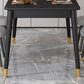Stone Top Dining Table Rectangle Contemporary Table with 4 Black Legs Clearhalo 'Dining Tables & Seating' 'Dining Tables' 'dining_table' 'furn' 'furn_dining_table' 'Furniture' 'furniture_dining_table' 'Kitchen & Dining Furniture' 'kitchen' 'kitchen_dining_table' 4781298