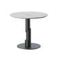 Traditional Luxury Dining Table White Stone Center Top Round Dining Table White-Black Without Chairs Clearhalo 'Dining Tables & Seating' 'Dining Tables' 'dining_table' 'furn' 'furn_dining_table' 'Furniture' 'furniture_dining_table' 'Kitchen & Dining Furniture' 'kitchen' 'kitchen_dining_table' 4781309