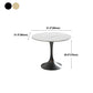 Traditional Luxury Dining Table White Stone Center Top Round Dining Table Clearhalo 'Dining Tables & Seating' 'Dining Tables' 'dining_table' 'furn' 'furn_dining_table' 'Furniture' 'furniture_dining_table' 'Kitchen & Dining Furniture' 'kitchen' 'kitchen_dining_table' 4781334