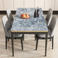 Medieval Modern Sintered Stone Dining Table Rectangle Kitchen Table with 4 Legs Clearhalo 'Dining Tables & Seating' 'Dining Tables' 'dining_table' 'furn' 'furn_dining_table' 'Furniture' 'furniture_dining_table' 'Kitchen & Dining Furniture' 'kitchen' 'kitchen_dining_table' 4781367