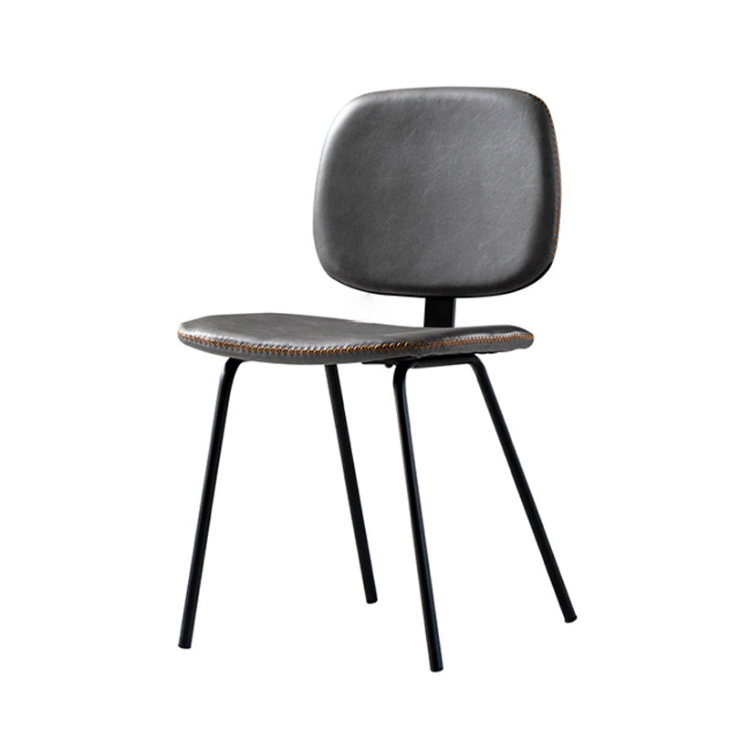 Contemporary Modern Metal Indoor-Outdoor Chair Open Back Side Chair Clearhalo 'Dining Chairs' 'Dining Tables & Seating' 'dining_chair' 'furn' 'furn_dining_chair' 'Furniture' 'furniture_dining_chair' 'Kitchen & Dining Furniture' 4781382