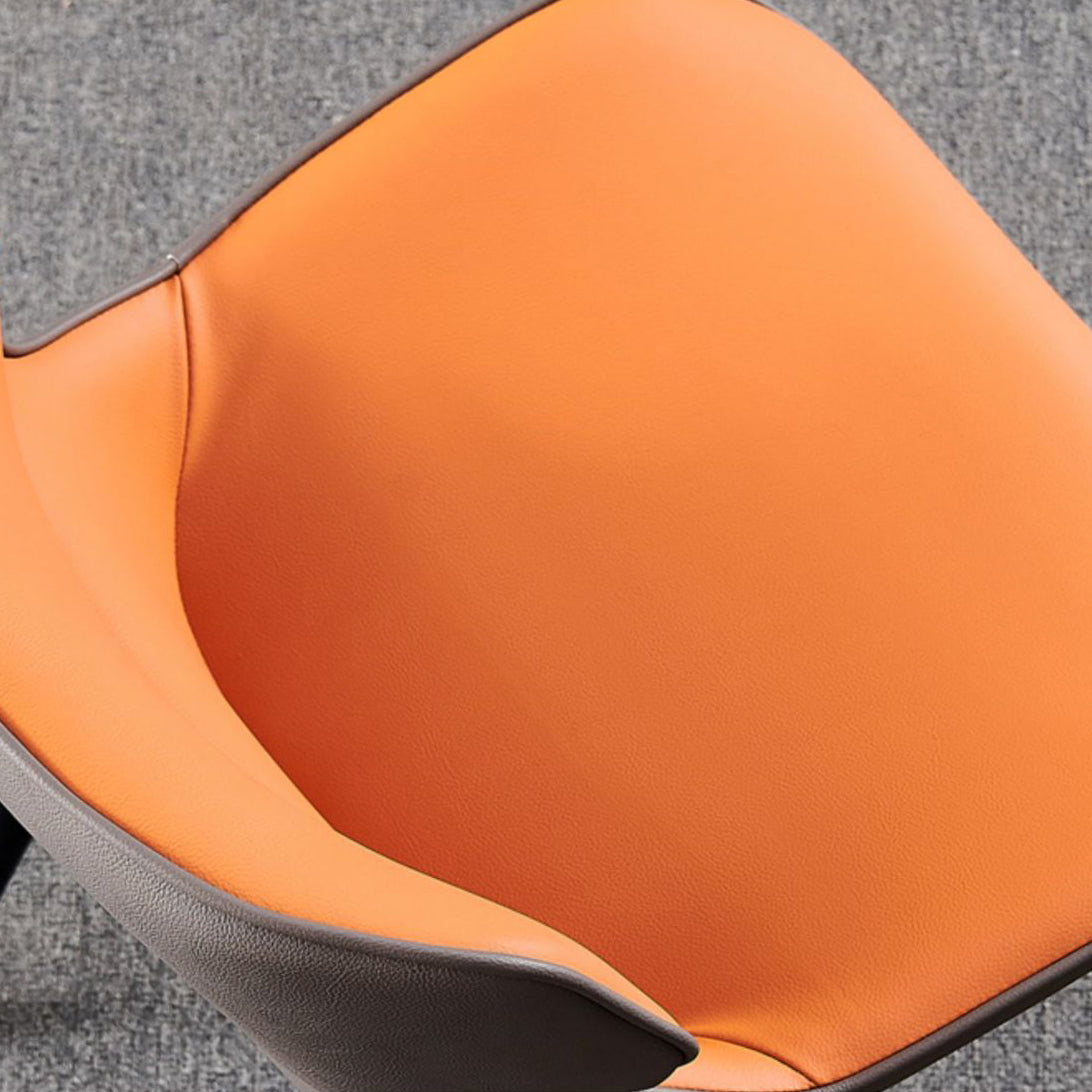 Metal Contemporary Modern Indoor-Outdoor Chair Wingback Side Chair Clearhalo 'Dining Chairs' 'Dining Tables & Seating' 'dining_chair' 'furn' 'furn_dining_chair' 'Furniture' 'furniture_dining_chair' 'Kitchen & Dining Furniture' 4781434