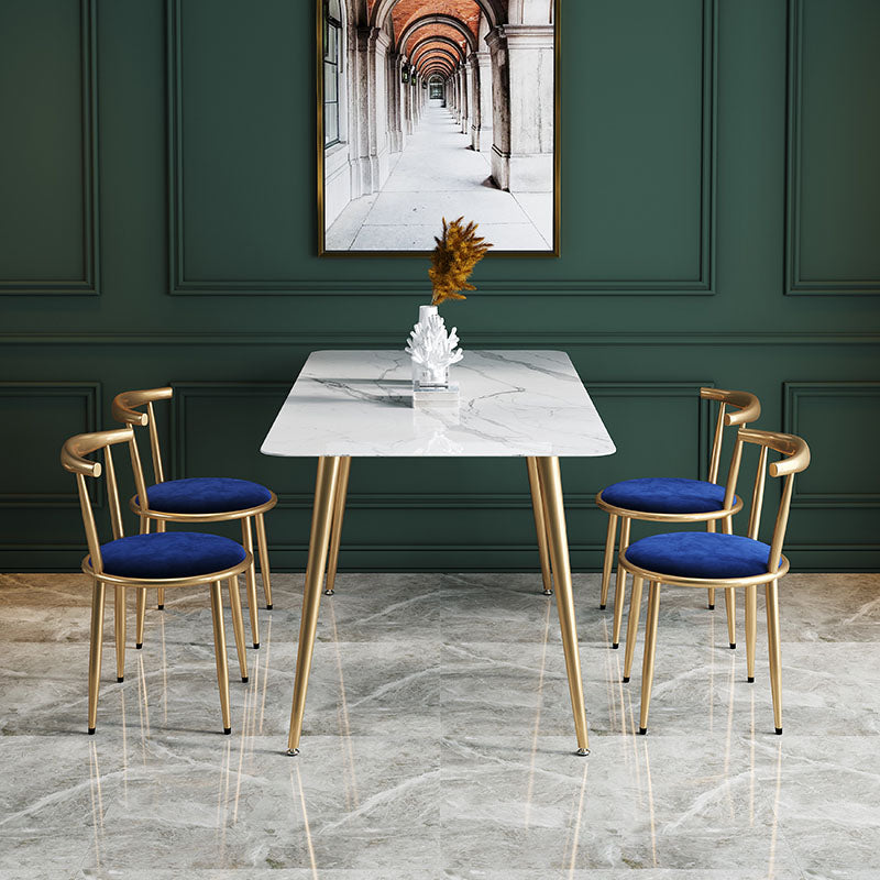 Nordic Design Fabric Dining Chair Open Back Side Chair for Home Use Clearhalo 'Dining Chairs' 'Dining Tables & Seating' 'dining_chair' 'furn' 'furn_dining_chair' 'Furniture' 'furniture_dining_chair' 'Kitchen & Dining Furniture' 4781446