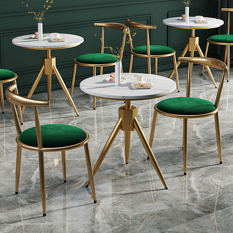 Nordic Design Fabric Dining Chair Open Back Side Chair for Home Use Clearhalo 'Dining Chairs' 'Dining Tables & Seating' 'dining_chair' 'furn' 'furn_dining_chair' 'Furniture' 'furniture_dining_chair' 'Kitchen & Dining Furniture' 4781465