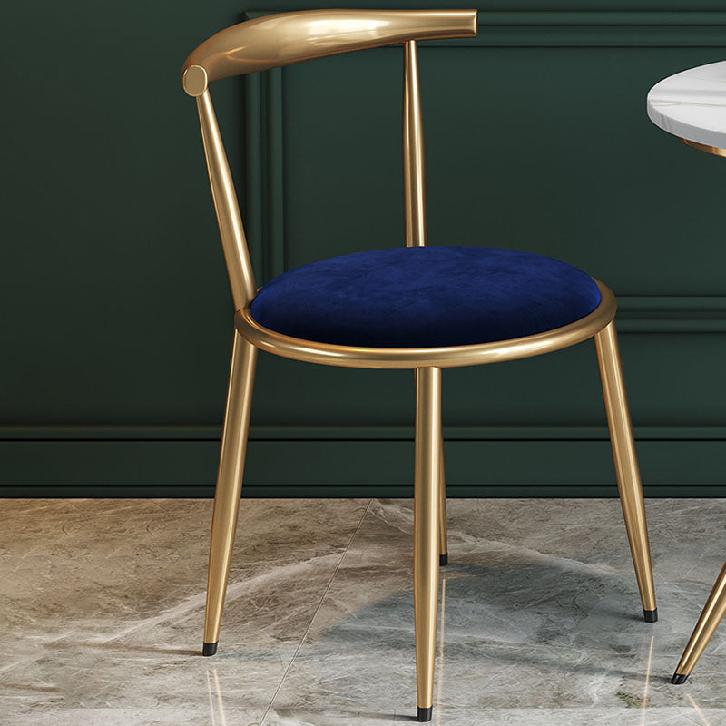 Nordic Design Fabric Dining Chair Open Back Side Chair for Home Use Clearhalo 'Dining Chairs' 'Dining Tables & Seating' 'dining_chair' 'furn' 'furn_dining_chair' 'Furniture' 'furniture_dining_chair' 'Kitchen & Dining Furniture' 4781467