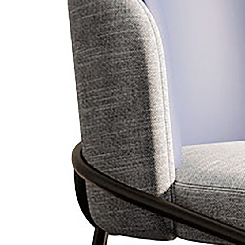 Nordic Design Armless Solid Back Chair for Home Linen Dining Chair Clearhalo 'Dining Chairs' 'Dining Tables & Seating' 'dining_chair' 'furn' 'furn_dining_chair' 'Furniture' 'furniture_dining_chair' 'Kitchen & Dining Furniture' 4781481