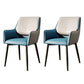 Modern Design Faux Leather Side Chair Arm Solid Back Side Chairs Gray Blue 2 Piece Set Clearhalo 'Dining Chairs' 'Dining Tables & Seating' 'dining_chair' 'furn' 'furn_dining_chair' 'Furniture' 'furniture_dining_chair' 'Kitchen & Dining Furniture' 4781499