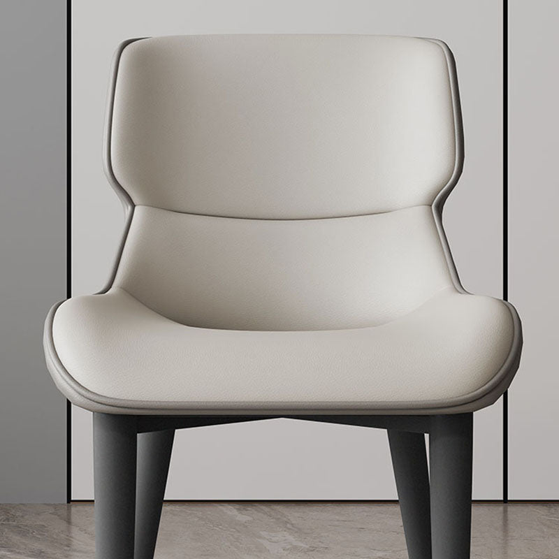 Industrial Design Leather Dining Side Chair for Home Arm Wingback Chair Clearhalo 'Dining Chairs' 'Dining Tables & Seating' 'dining_chair' 'furn' 'furn_dining_chair' 'Furniture' 'furniture_dining_chair' 'Kitchen & Dining Furniture' 4781557