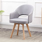 Modern Open Back Dining Side Chair Dining Fabric Side Chair for Home Light Gray 1 Piece Clearhalo 'Dining Chairs' 'Dining Tables & Seating' 'dining_chair' 'furn' 'furn_dining_chair' 'Furniture' 'furniture_dining_chair' 'Kitchen & Dining Furniture' 4781576
