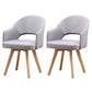 Modern Open Back Dining Side Chair Dining Fabric Side Chair for Home Light Gray 2 Piece Set Clearhalo 'Dining Chairs' 'Dining Tables & Seating' 'dining_chair' 'furn' 'furn_dining_chair' 'Furniture' 'furniture_dining_chair' 'Kitchen & Dining Furniture' 4781577