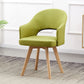 Modern Open Back Dining Side Chair Dining Fabric Side Chair for Home Green 1 Piece Clearhalo 'Dining Chairs' 'Dining Tables & Seating' 'dining_chair' 'furn' 'furn_dining_chair' 'Furniture' 'furniture_dining_chair' 'Kitchen & Dining Furniture' 4781593