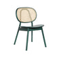 Nordic Style Armless Chairs Wood Open Back Side Dining Chairs Green 1 Piece Clearhalo 'Dining Chairs' 'Dining Tables & Seating' 'dining_chair' 'furn' 'furn_dining_chair' 'Furniture' 'furniture_dining_chair' 'Kitchen & Dining Furniture' 4781623