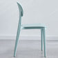 Contemporary Stackable Chairs Open Back Kitchen Armless Chairs with Plastic Legs Clearhalo 'Dining Chairs' 'Dining Tables & Seating' 'dining_chair' 'furn' 'furn_dining_chair' 'Furniture' 'furniture_dining_chair' 'Kitchen & Dining Furniture' 4781679